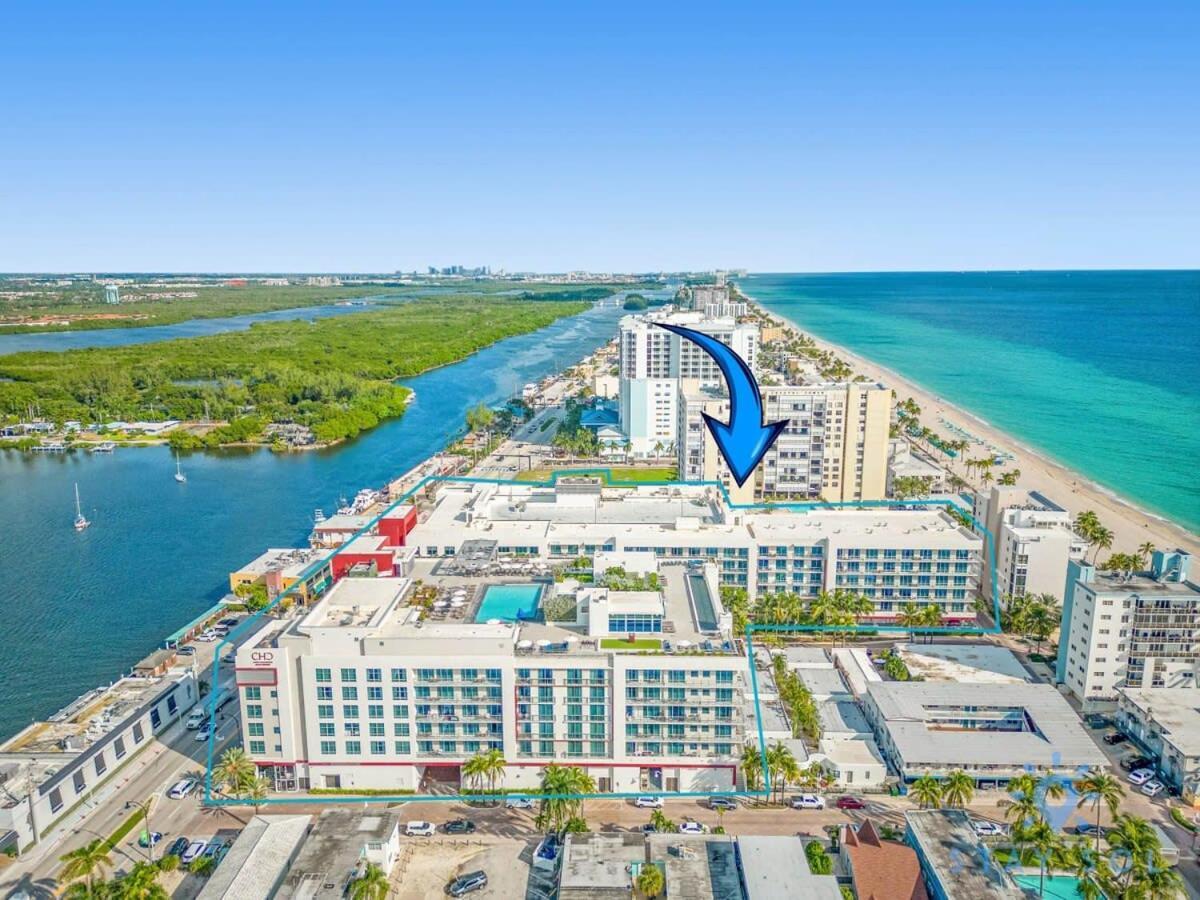 Rooftop Pool & Hot Tub - Gym - Hollywood Beach Esterno foto