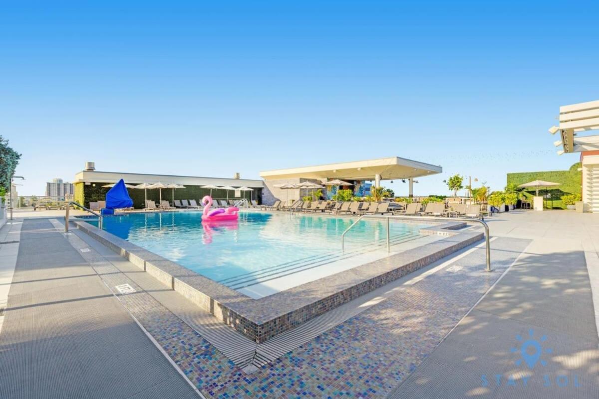 Rooftop Pool & Hot Tub - Gym - Hollywood Beach Esterno foto